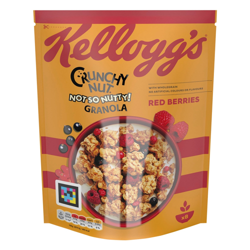 KELLOGG'S CRUNCHY NUT GRANOLA RED BERRIES 380G