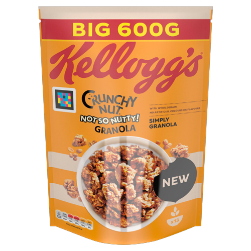 KELLOGG'S CRUNCHY NUT SIMPLY GRANOLA 380G