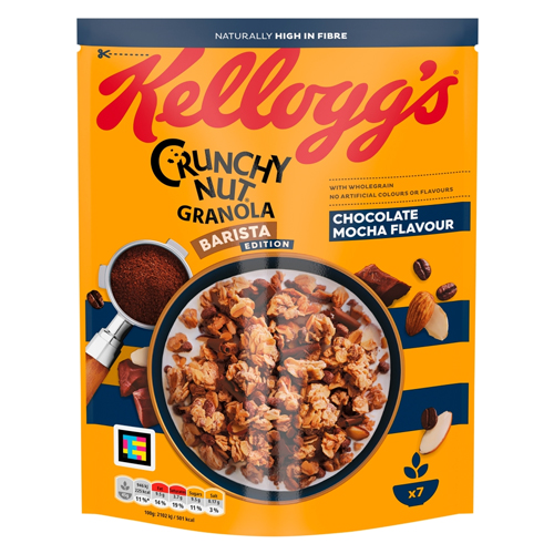 KELLOGG'S BARISTA EDITION CRUNCHY NUT GRANOLA CHOCOLATE MOCHA 350G