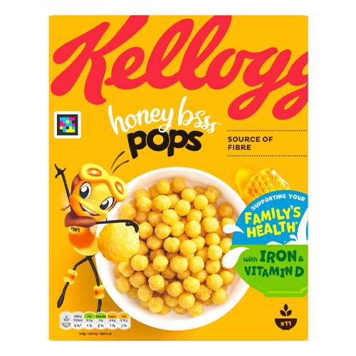 KELLOGG'S HONEY POPS 330G