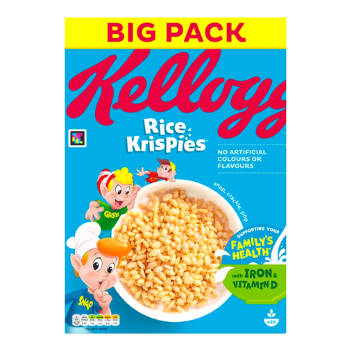 KELLOGG'S RICE KRISPIES BREAKFAST CEREAL 660G