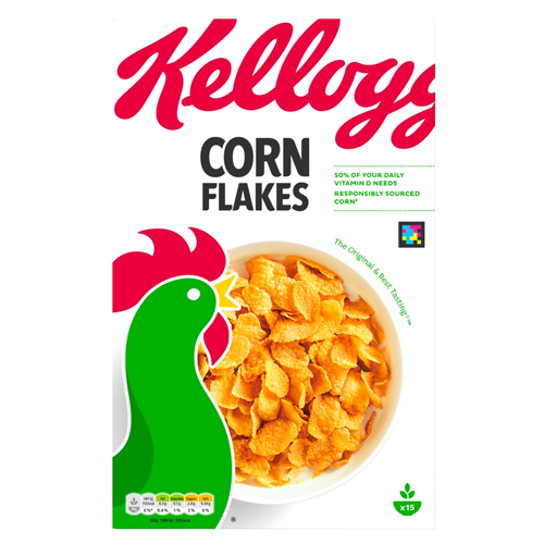 KELLOGG'S CORN FLAKES BREAKFAST CEREAL 450G