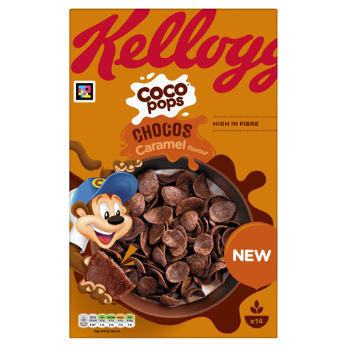 KELLOGG'S COCO POPS CARAMEL CHOCOS 430G
