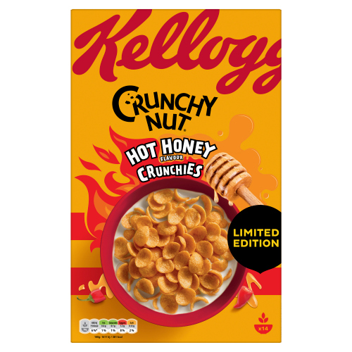 KELLOGG'S CRUNCHY NUT HOT HONEY ​BREAKFAST CEREAL 420G