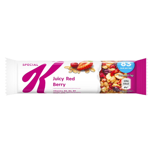 KELLOGG'S SPECIAL K JUICY RED BERRY BAR 21.5G