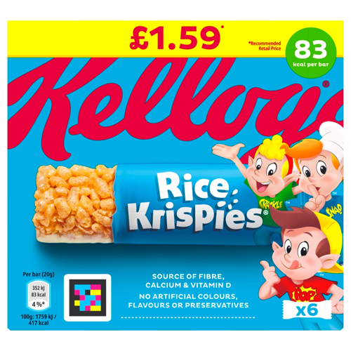 KELLOGG'S RICE KRISPIES BAR PMP £1.59 20G