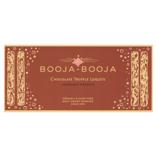 BOOJA-BOOJA HAZELNUT CRUNCH CHOCOLATE TRUFFLE LOGLETS 115G