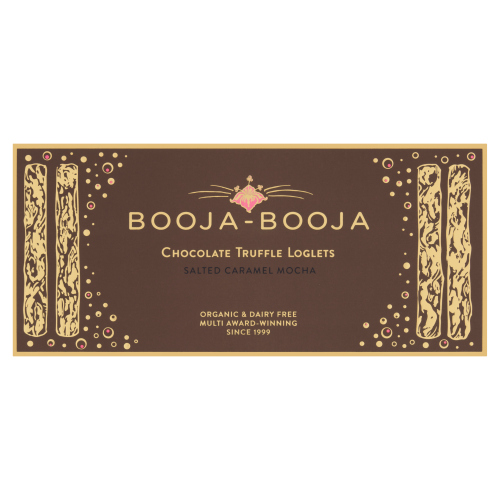 BOOJA-BOOJA SALTED CARAMEL MOCHA CHOCOLATE TRUFFLE LOGLETS 115G