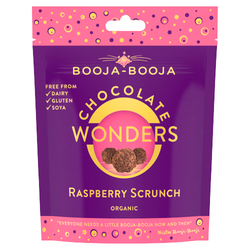 BOOJA-BOOJA RASPBERRY SCRUNCH CHOCOLATE WONDERS  65G