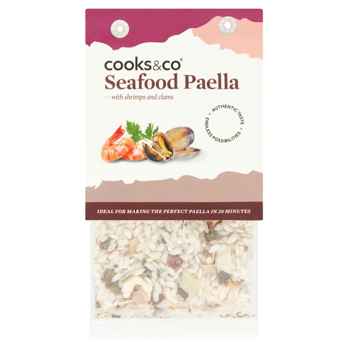 COOKS & CO SEAFOOD PAELLA 190G