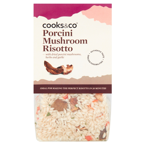 COOKS & CO PORCINI MUSHROOM RISOTTO 190G
