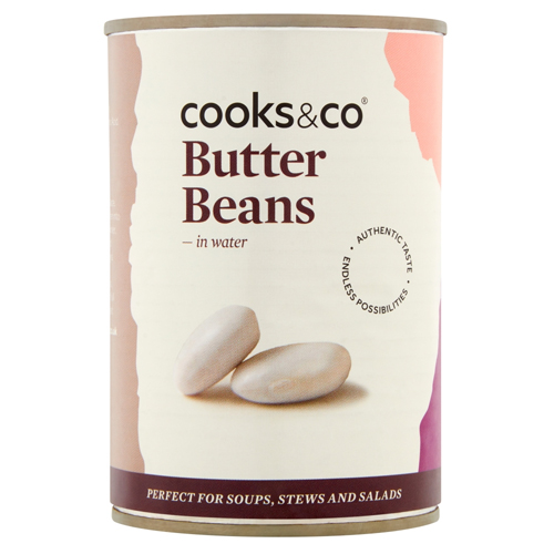 COOKS & CO BUTTER BEANS 400G