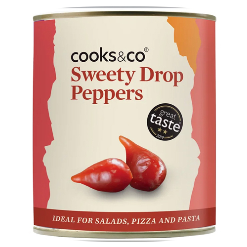 COOKS & CO SWEETY DROP RED PEPPERS 793G