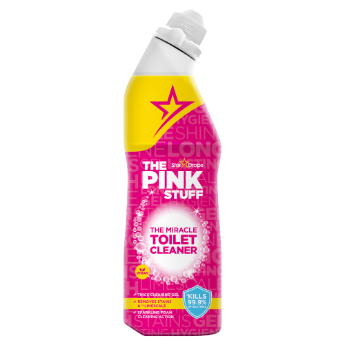 STAR DROPS PINK STUFF TOILET CLEANER GEL 750ML