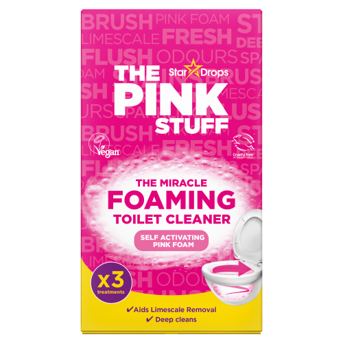 STARDROPS THE PINK STUFF MIRACLE POWER FOAMING TOILET CLEANER 300G