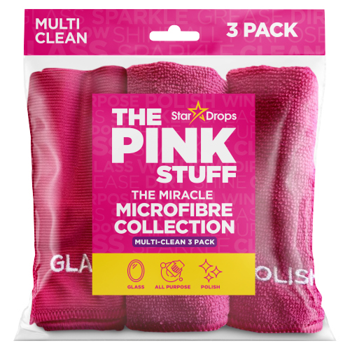 STARDROPS THE PINK STUFF MICROFIBRE CLOTHS 1S