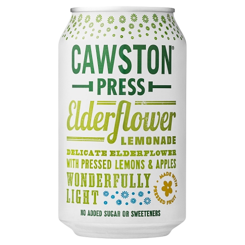 CAWSTON PRESS SPARKLING ELDERFLOWERLEMONADE 330ML
