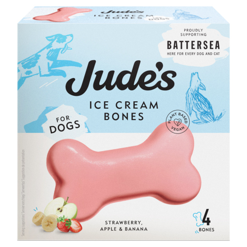 JUDE'S ICE CREAM FOR DOGS BONES 4PK