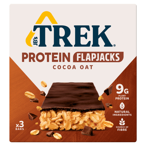 TREK COCOA OAT PROTEIN FLAPJACKS 3 X 50G