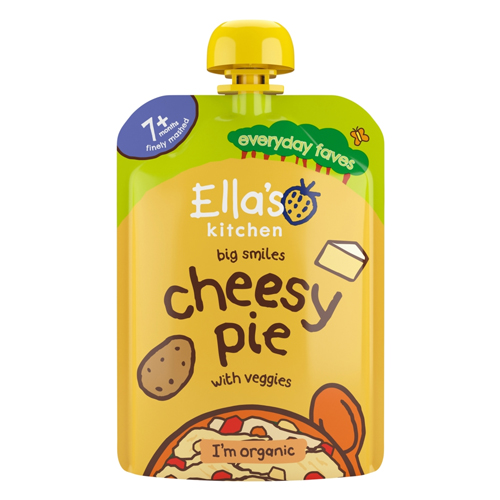 ELLA'S KITCHEN CHEESY PIE WITH VEGGIES 7+ MONTHS 130G