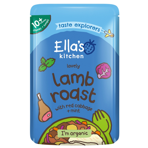 ELLA'S KITCHEN ORGANIC LAMB ROAST DINNER BABY POUCH 10+ MONTHS 190G