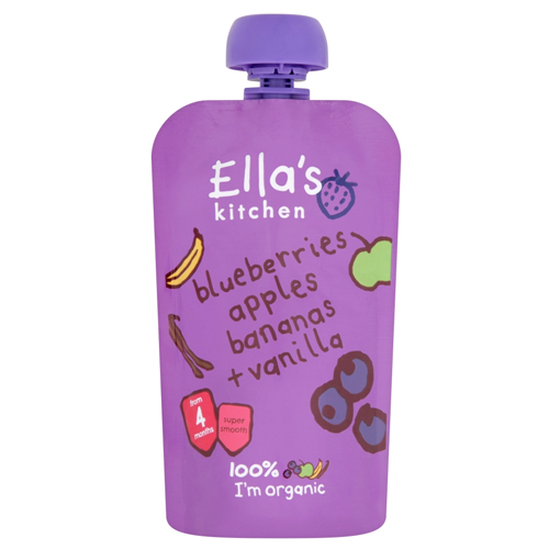 ELLA'S KITCHEN BLUE APP BANANA + VANILLA 120G