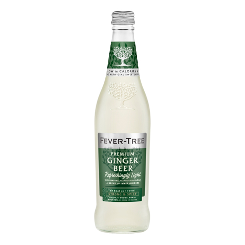 FEVER TREE LIGHT GINGER BEER GLASS 500ML