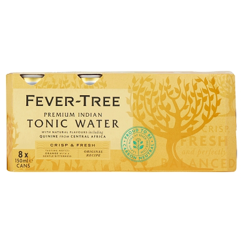 FEVER TREE TONIC CAN 8PK 150ML