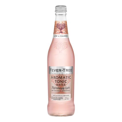 FEVER TREE LIGHT AROMATIC TONIC GLASS 500ML