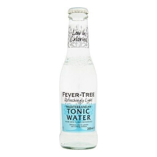 FEVER TREE LIGHT MEDITERRANEAN TONIC GLASS 200ML