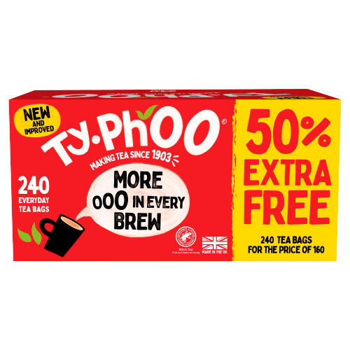 TYPHOO BLACK TEA +50% EXTRA 240S