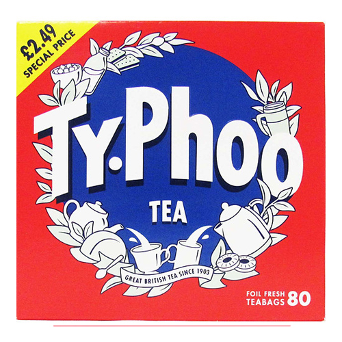 TYPHOO BLACK TEA PMP £2.49 80S