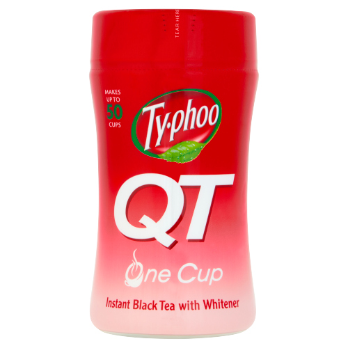TYPHOO QT ONE CUP INSTANT BLACK TEA WITH WHITENER 125G