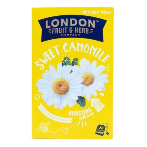 LONDON FRUIT & HERB SWEET CAMOMILE 20S TEABAGS 40G
