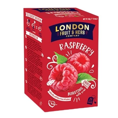 LONDON FRUIT & HERB RASPBERRY RANDEVOUS 20S TEABAGS 40G