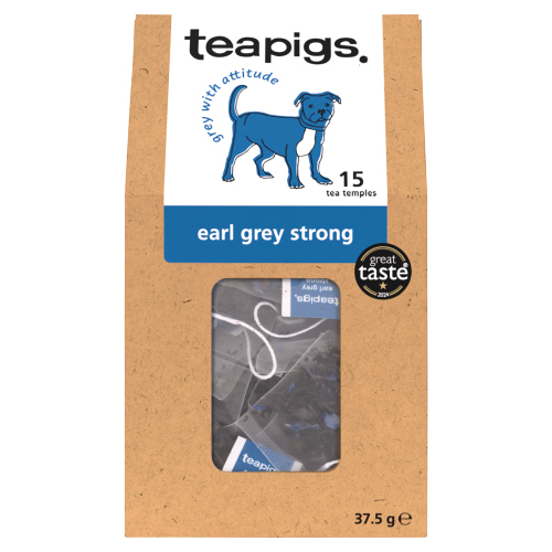 TEAPIGS EARL GREY STRONG TEA TEMPLES 15 X 2.5G (37.5G)