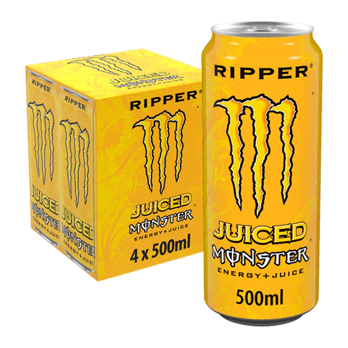 MONSTER ENERGY RIPPER CAN 4PK 500ML