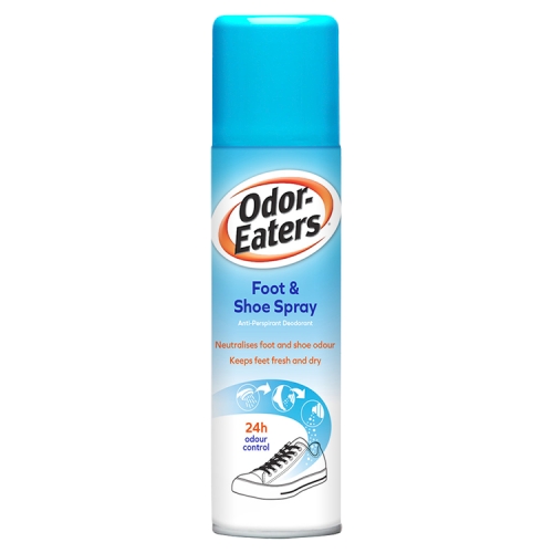 ODOR-EATERS FOOT & SHOE SPRAY ANTI-PERSPIRANT DEODORANT 150ML