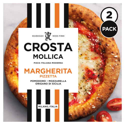 CROSTA & MOLLICA MARGHERITA PIZZETTA TWIN PACK 436G