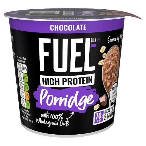 FUEL10K HIGH PROTEIN CHOCOLATE PORRIDGE POT 70G