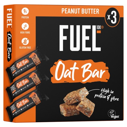 FUEL10K PEANUT BUTTER PROTEIN CEREAL OAT BARS 135G