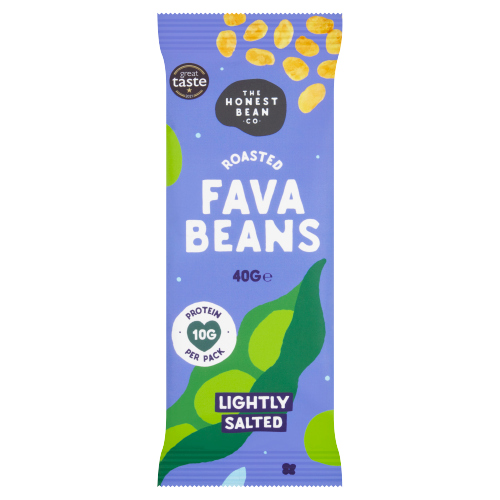 THE HONEST BEAN CO ROASTED FAVA BEAN LIGHTLY SALTED 40G