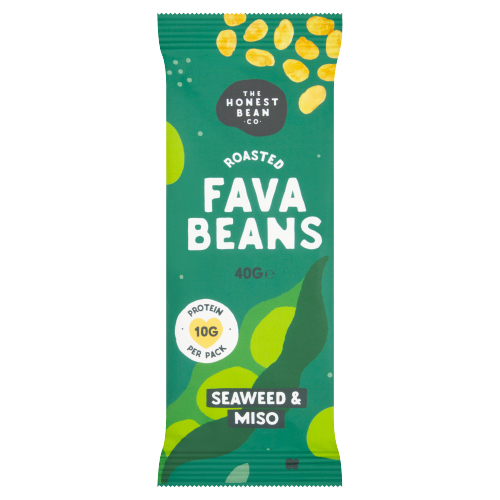 THE HONEST BEAN CO SEAWEED & MISO ROASTED FAVA BEANS 40G