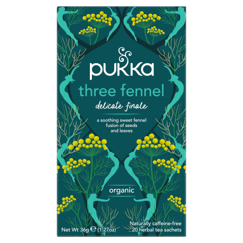 PUKKA ORGANIC THREE FENNEL  20'S