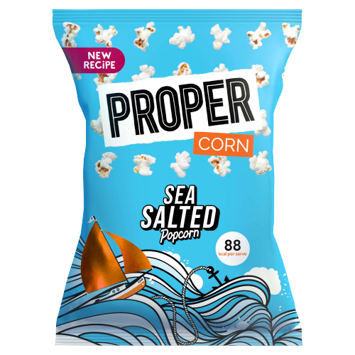 PROPERCORN LIGHTLY SEA SALTED POPCORN 70G
