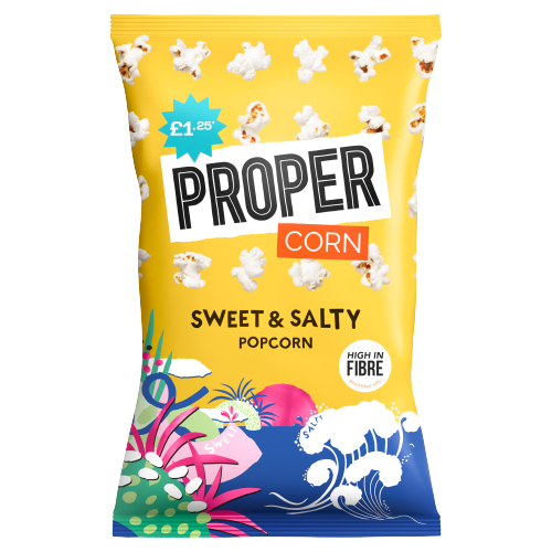 PROPER CORN SWEET & SALTY PMP £1.25 60G