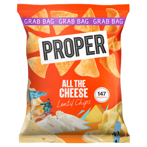 PROPER CHIPS ALL THE CHEESE GRAB BAG 31G