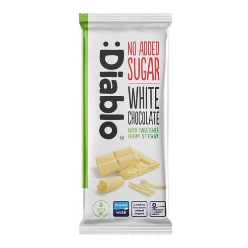 DIABLO NAS WHITE CHOCOLATE STEVIA 75G