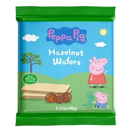 PEPPA PIG HAZELNUT WAFER BISCUIT 90G