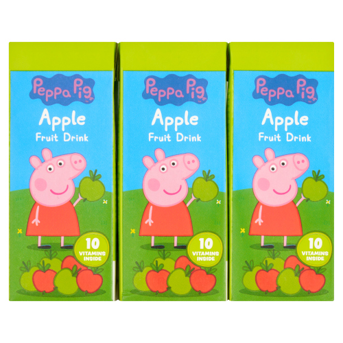 PEPPA PIG MULTI-VITAMIN APPLE FRUIT TETRA DRINK 200ML
